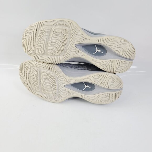 Jordan Men's Grey White Super Fly 3 High Top Basketball Shoes Size US 9.5 - Picture 5 of 6